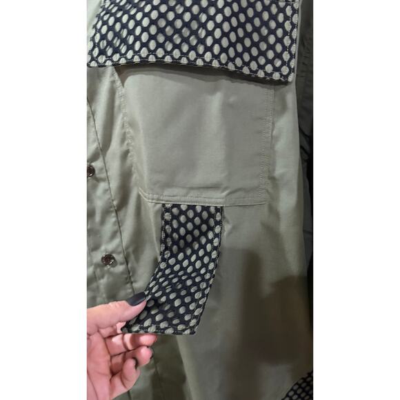 Lees Olive Green Black long sleeve top lagenlook trendy unique Art to Wear - Picture 4 of 6